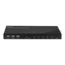Lindy 4 Port KVM Switch HDMI 4K60, USB 2.0 & Audio - Kvm switch - 4-port