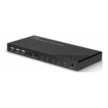 Lindy 4 Port KVM Switch HDMI 4K60, USB 2.0 & Audio - Kvm switch - 4-port