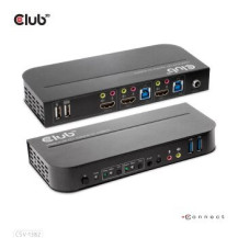 Club 3D HDMI KVM SWITCH FOR DUAL HDMI 4K60HZ - Digitale/display/video