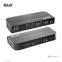 Club 3D HDMI KVM SWITCH FOR DUAL HDMI 4K60HZ - Digitale/display/video
