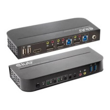 Club 3D DISPLAYPORT/HDMI KVM SWITCH FOR DUAL DISPLAYPORT 4K60HZ - Digitale/display/video