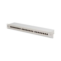 DIGITUS CAT 6 Class E - RJ-45 - Cat6 - Grigio - Montaggio a rack - 1U - LSA