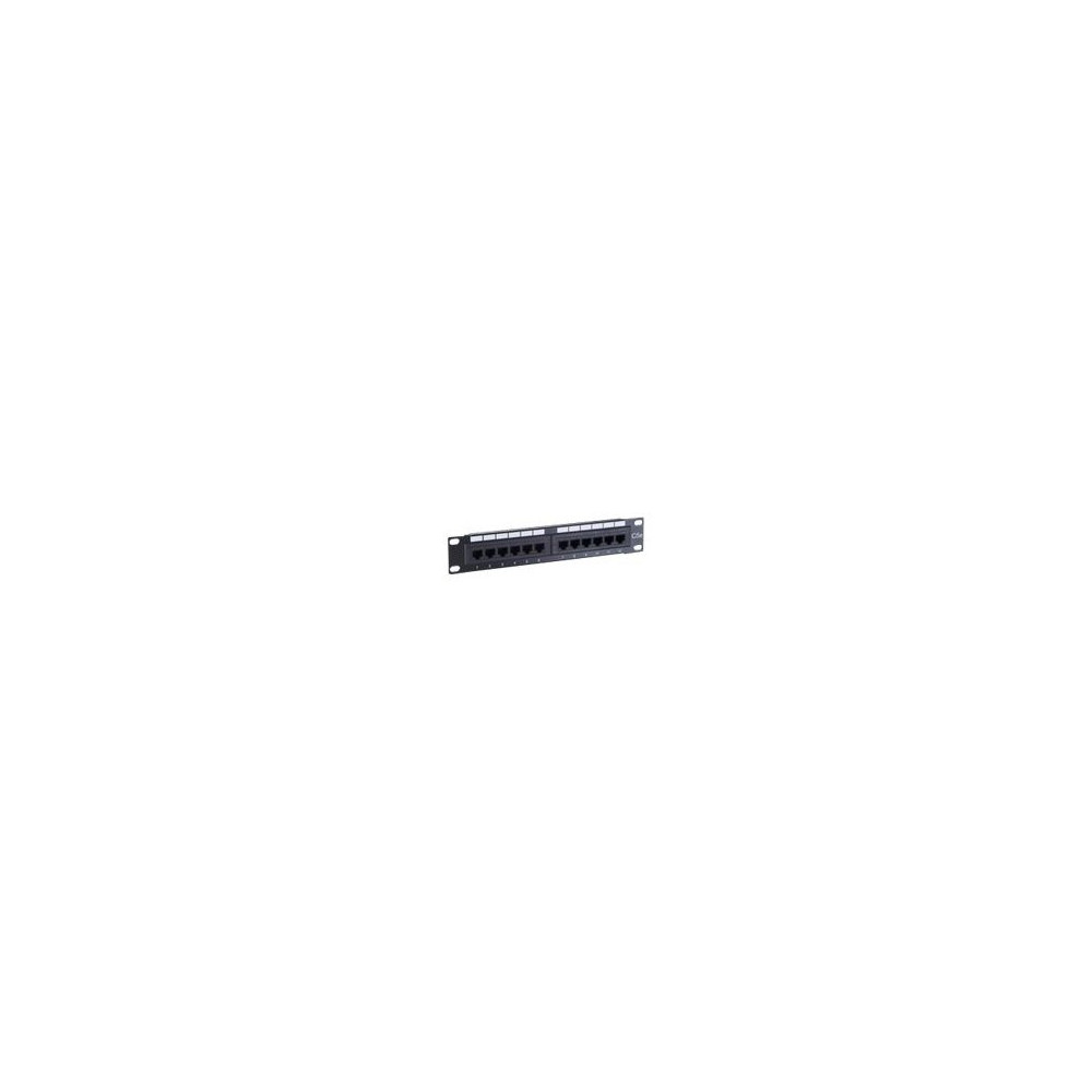 Equip 208015 - RJ-45 - Oro - Cat5e - Nero - Montaggio a rack - 1U