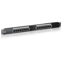 Equip 235316 - RJ-45 - Oro - Cat5e - Nero - Montaggio a rack - 1U