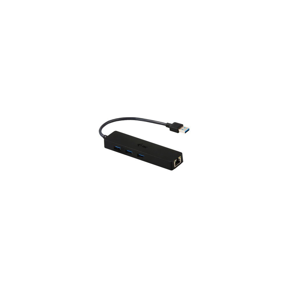 i-tec Advance U3GL3SLIM - USB 3.2 Gen 1 (3.1 Gen 1) Type-A - RJ-45 - USB 3.2 Gen 1 (3.1 Gen 1) Type-A - Nero - 0,17 m - Gigabit