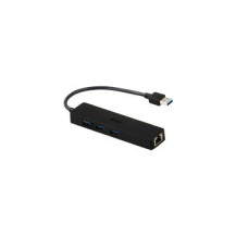 i-tec Advance U3GL3SLIM - USB 3.2 Gen 1 (3.1 Gen 1) Type-A - RJ-45 - USB 3.2 Gen 1 (3.1 Gen 1) Type-A - Nero - 0,17 m - Gigabit