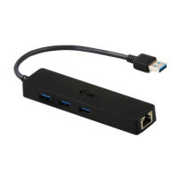 i-tec Advance U3GL3SLIM - USB 3.2 Gen 1 (3.1 Gen 1) Type-A - RJ-45 - USB 3.2 Gen 1 (3.1 Gen 1) Type-A - Nero - 0,17 m - Gigabit