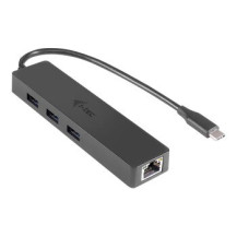 i-tec Advance C31GL3SLIM - USB 3.2 Gen 1 (3.1 Gen 1) Type-C - RJ-45,USB 3.2 Gen 1 (3.1 Gen 1) Type-A - 5000 Mbit/s - Nero - LAN