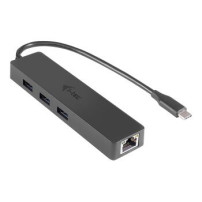 i-tec Advance C31GL3SLIM - USB 3.2 Gen 1 (3.1 Gen 1) Type-C - RJ-45,USB 3.2 Gen 1 (3.1 Gen 1) Type-A - 5000 Mbit/s - Nero - LAN