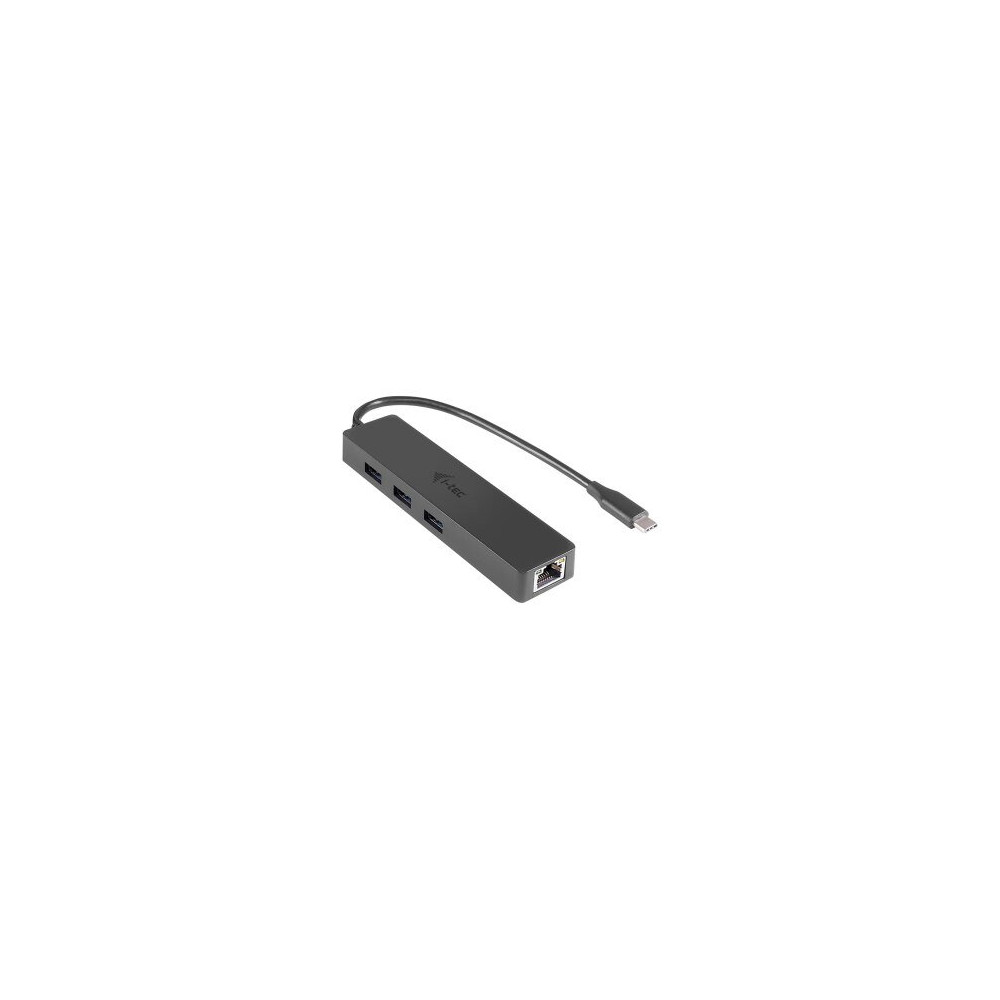 i-tec Advance C31GL3SLIM - USB 3.2 Gen 1 (3.1 Gen 1) Type-C - RJ-45,USB 3.2 Gen 1 (3.1 Gen 1) Type-A - 5000 Mbit/s - Nero - LAN