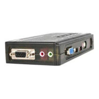 StarTech.com Kit Switch KVM USB con audio e cavi 4 porte - colore nero - 2048 x 1536 Pixel - 2K Ultra HD - Nero