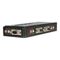 StarTech.com Kit Switch KVM USB con audio e cavi 4 porte - colore nero - 2048 x 1536 Pixel - 2K Ultra HD - Nero