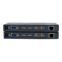 StarTech.com Estensore console KVM VGA USB via cavo UTP CAT5 (152 m) - Trasmettitore e ricevitore - Cablato - 150 m - Nero - CE