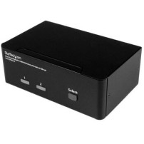 StarTech.com Switch KVM a 2 porte DisplayPort per doppio Monitor - 4k 60hz - 3840 x 2160 Pixel - 4K Ultra HD - Nero