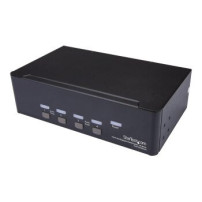 StarTech.com Switch KVM a 4 porte per Dual DisplayPort - 4k 60Hz