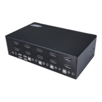 StarTech.com Switch KVM a 4 porte per Dual DisplayPort - 4k 60Hz