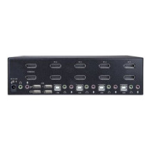 StarTech.com Switch KVM a 4 porte per Dual DisplayPort - 4k 60Hz