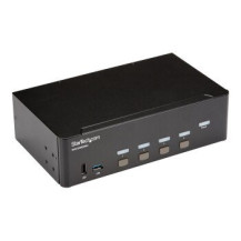 StarTech.com Switch KVM a 4 Porte HDMI - 4K 30Hz - Doppio Display