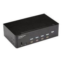 StarTech.com Switch KVM a 4 Porte HDMI - 4K 30Hz - Doppio Display