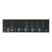StarTech.com Switch KVM a 4 Porte HDMI - 4K 30Hz - Doppio Display