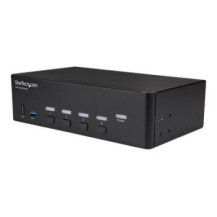 StarTech.com Switch KVM a 4 Porte HDMI - 4K 30Hz - Doppio Display