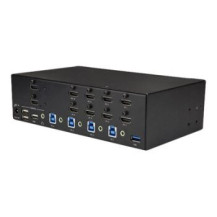 StarTech.com Switch KVM a 4 Porte HDMI - 4K 30Hz - Doppio Display