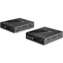 StarTech.com Extender KVM HDMI via LAN - 4K 30Hz - 3840 x 2160 Pixel - 4K Ultra HD - 18 W - Nero