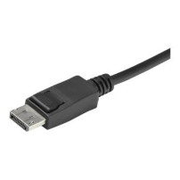 StarTech.com Switch DisplayPort KVM 4K a 60 Hz e 2 porte con cavi integrati - 3840 x 2160 Pixel - 4K Ultra HD - Nero
