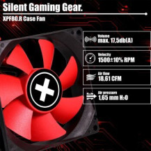 Xilence Performance C Series XPF80.R - Ventola per case - 80 mm - Nero, Rosso