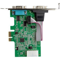 StarTech.com Scheda adattatore seriale PCI Express RS232 a 2 porte - Scheda controller host seriale PCIe RS232 - PCIe a doppia s