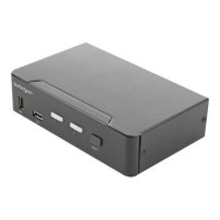 StarTech.com 2 Port HDMI KVM Switch - Einzelmonitor 4K 60Hz Ultra HD HDR - Desktop 2.0