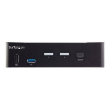 StarTech.com 2 Port HDMI KVM Switch - Einzelmonitor 4K 60Hz Ultra HD HDR - Desktop 2.0