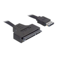 Delock SATA cable - 0.5m - 0,5 m - eSATAp - Nero