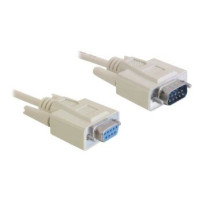 Delock Sub-D9 5m - Beige - 5 m - Sub-D9 - Sub-D9