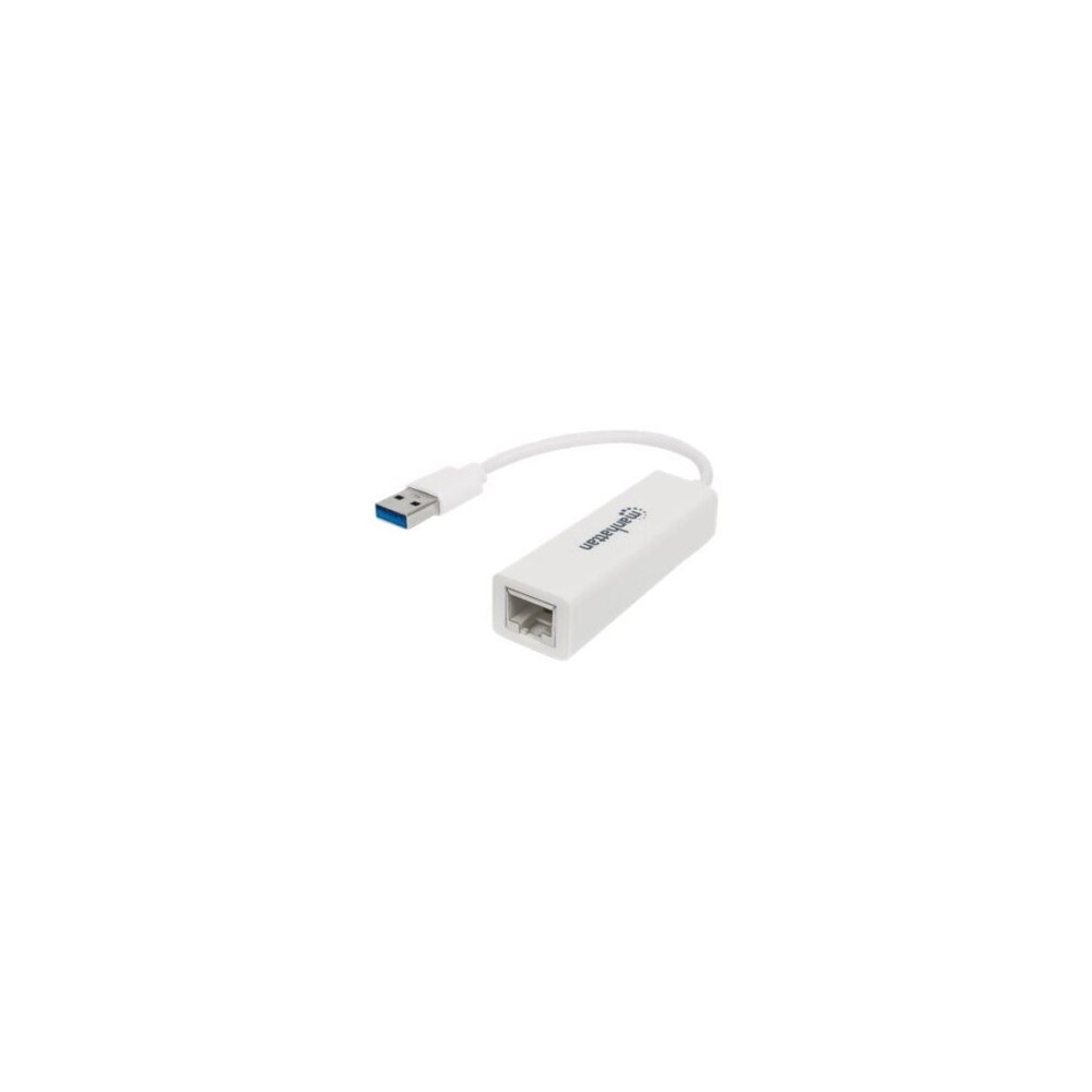 Manhattan 506847 - Cablato - USB - Ethernet - 1000 Mbit/s - Bianco