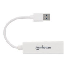 Manhattan 506847 - Cablato - USB - Ethernet - 1000 Mbit/s - Bianco