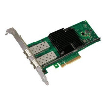 Intel X710DA2BLK - Interno - Cablato - PCI Express - Fibra - 10000 Mbit/s - Nero - Verde - Acciaio inossidabile