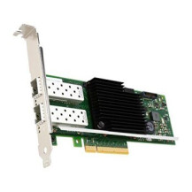 Intel X710DA2BLK - Interno - Cablato - PCI Express - Fibra - 10000 Mbit/s - Nero - Verde - Acciaio inossidabile