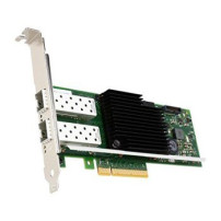 Intel X710DA2BLK - Interno - Cablato - PCI Express - Fibra - 10000 Mbit/s - Nero - Verde - Acciaio inossidabile