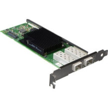 Intel X710DA2BLK - Interno - Cablato - PCI Express - Fibra - 10000 Mbit/s - Nero - Verde - Acciaio inossidabile