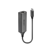 Lindy 43299 - USB C - RJ-45 - 0,135 m - Argento