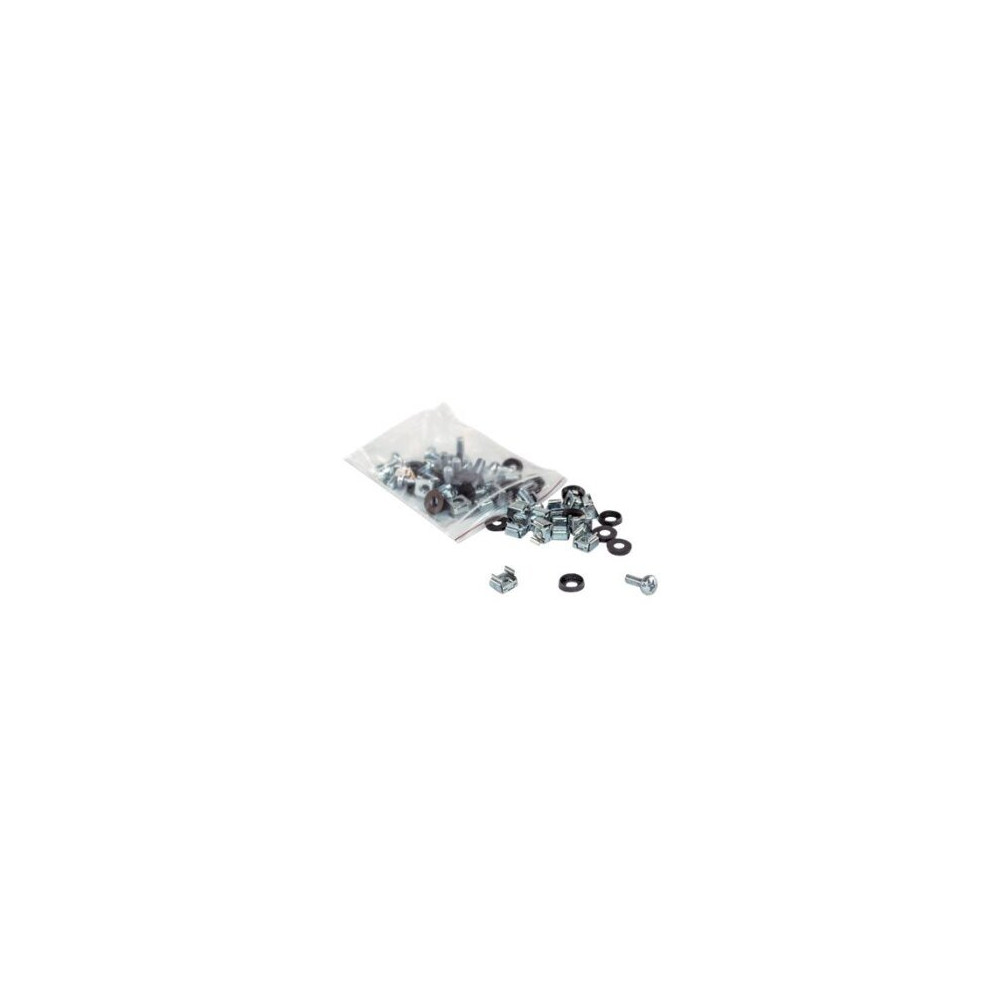 Intellinet 713658 - Confezione di dadi in gabbia - Argento - Plastica - 831 g - 100 pezzo(i)