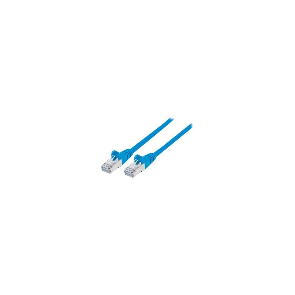 Intellinet CAT 6 - S/FTP - 0.5 m - 0,5 m - Cat6 - S/FTP (S-STP) - RJ-45 - RJ-45 - Blu