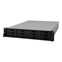 Synology RX1217RP - 13,4 kg - Armadio (2U) - Nero - Grigio