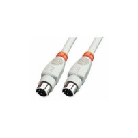 Lindy 8 Pin Mini DIN Cable 2 m - 2 m - Maschio/Maschio - Grigio
