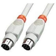 Lindy 8 Pin Mini DIN Cable 2 m - 2 m - Maschio/Maschio - Grigio