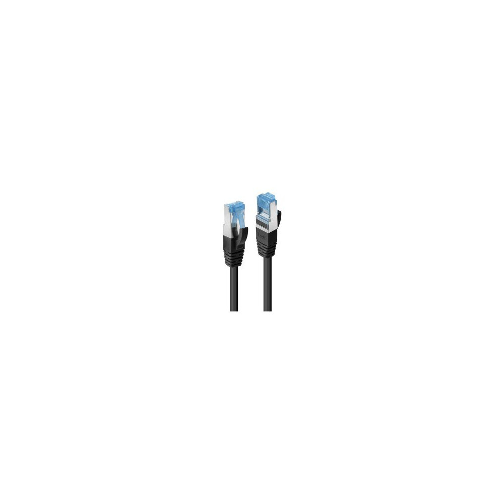 Lindy 3m Cat.6A S/FTP - 3 m - Cat6a - S/FTP (S-STP) - RJ-45 - RJ-45 - Nero