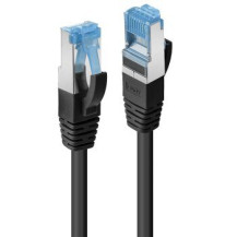 Lindy 3m Cat.6A S/FTP - 3 m - Cat6a - S/FTP (S-STP) - RJ-45 - RJ-45 - Nero