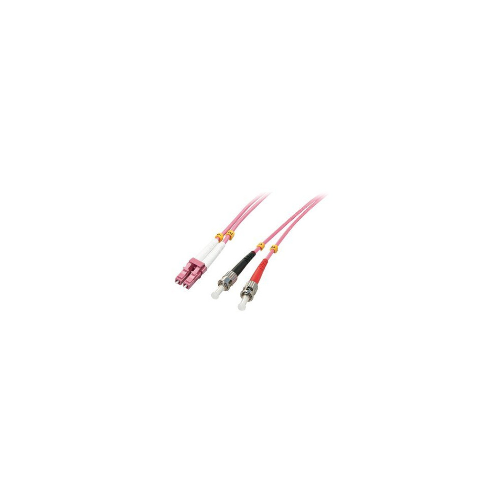 Lindy 46352 - 3 m - OM4 - LC - ST - Maschio/Maschio - Rosa