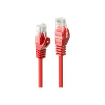 Lindy Rj45/Rj45 Cat6 3m - 3 m - Cat6 - U/UTP (UTP) - RJ-45 - RJ-45 - Rosso
